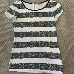 Express Shirt with Lace trim